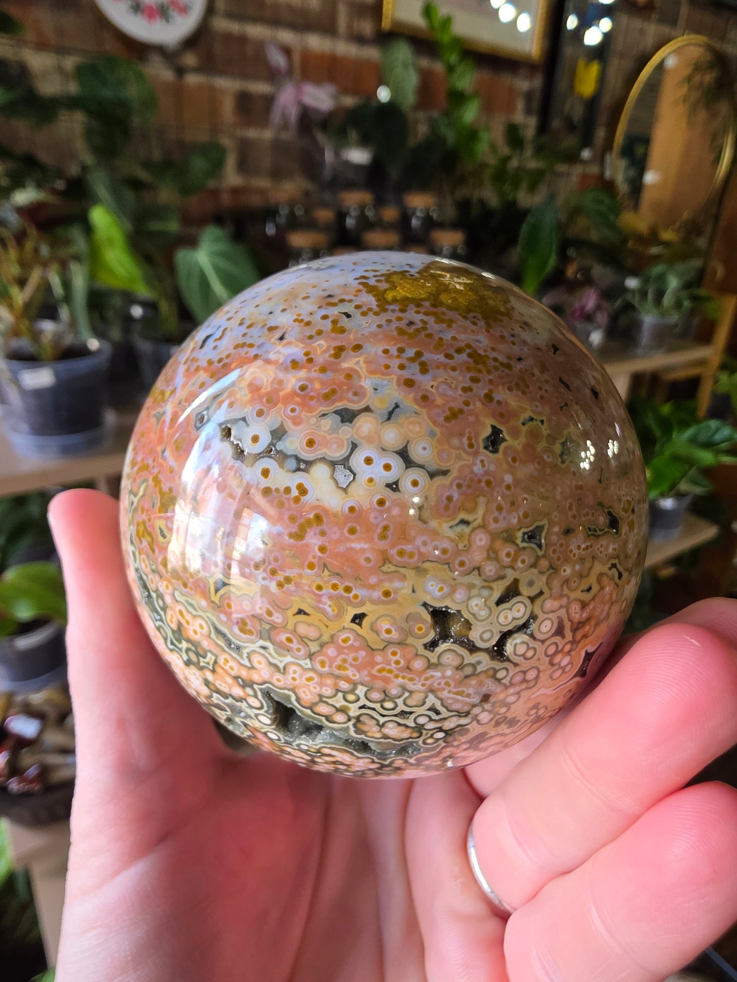 Ocean Jasper Sphere