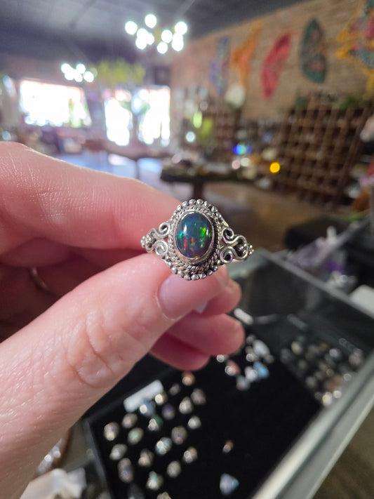 Chalama Welo Opal Ring Size 7 (Treated Stone)