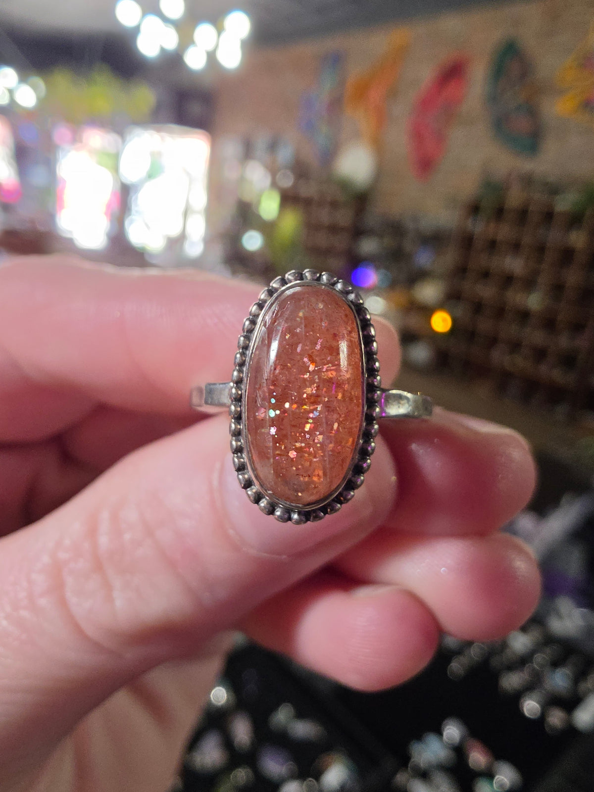 Sunstone Ring Size 7