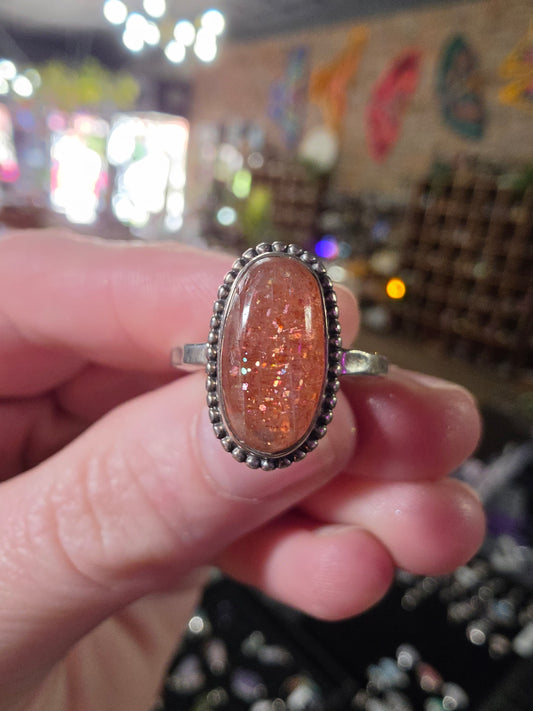 Sunstone Ring Size 7