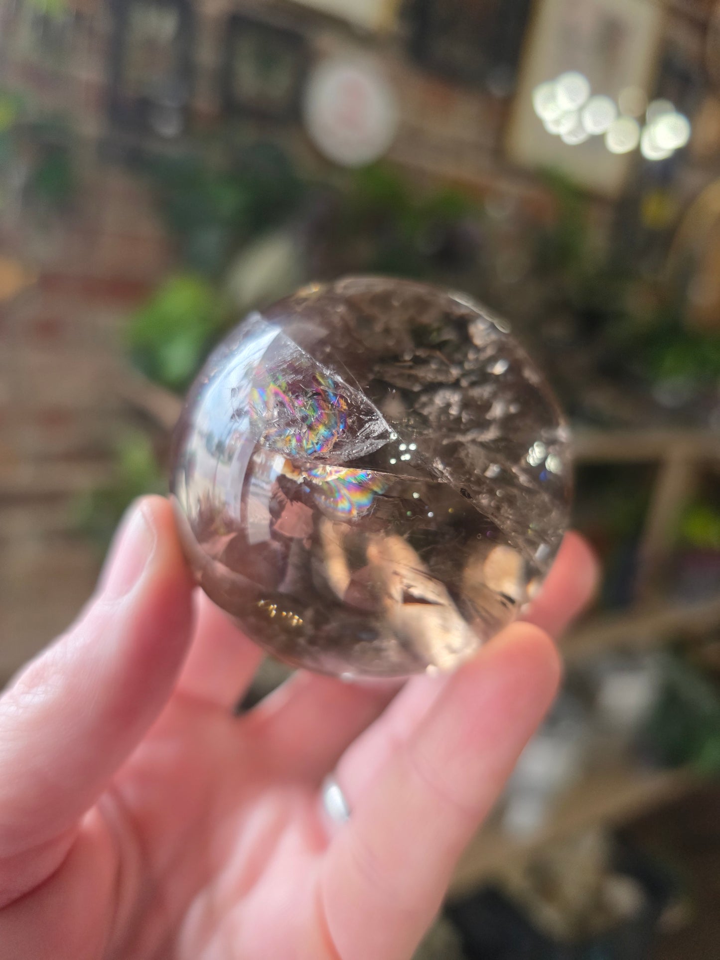 Smoky Quartz Sphere