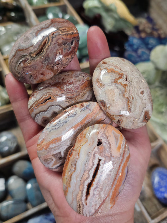 Pink Banded Indonesian Agate