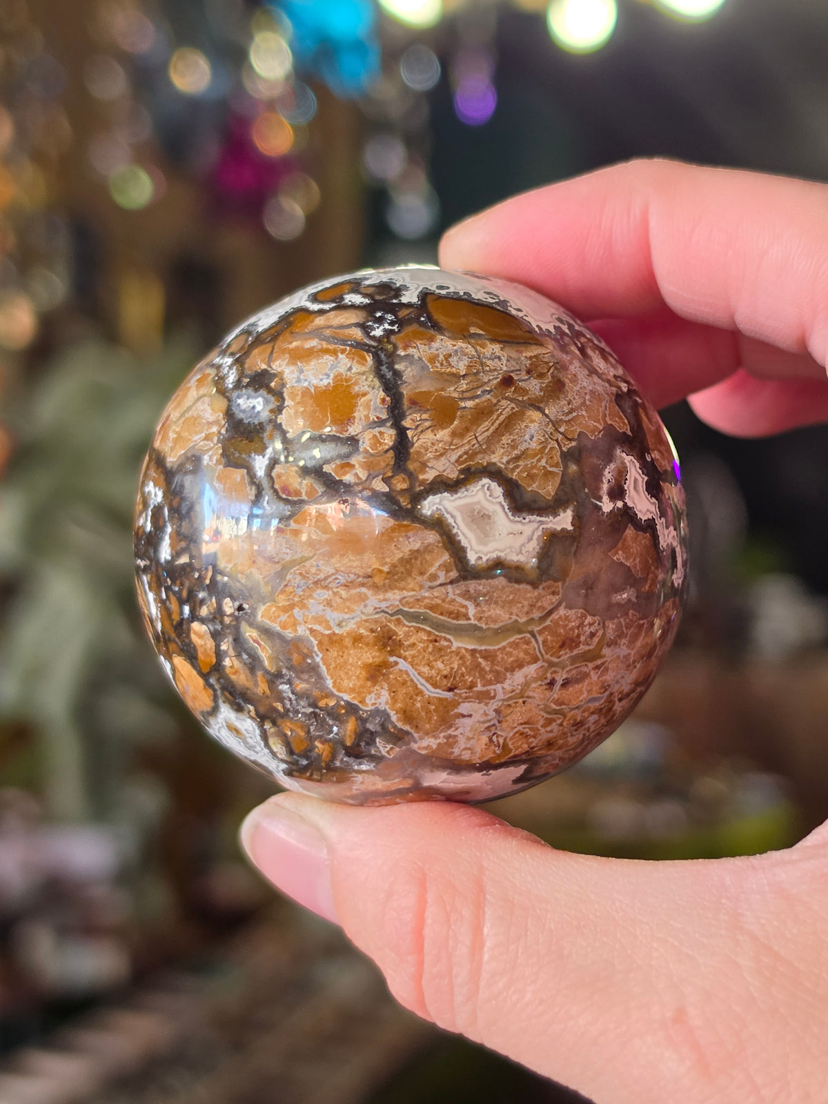 Canyon Jasper (Brecciated Jasper) Sphere