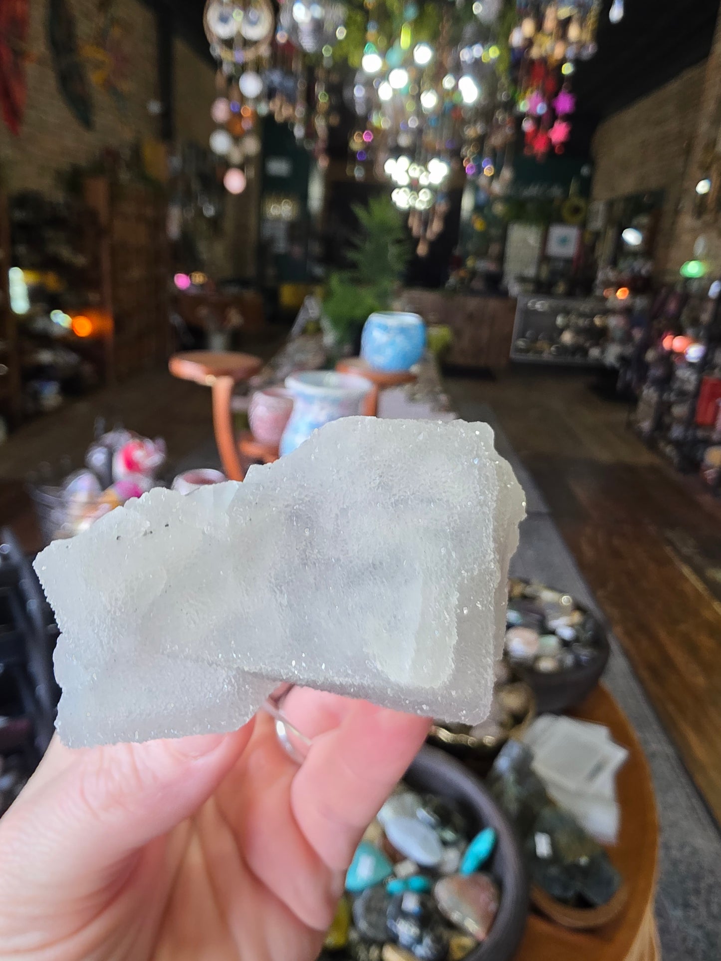 Sugar Fluorite Cube