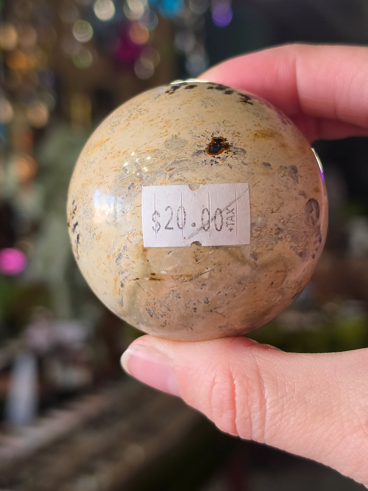 Dendritic Jasper Sphere