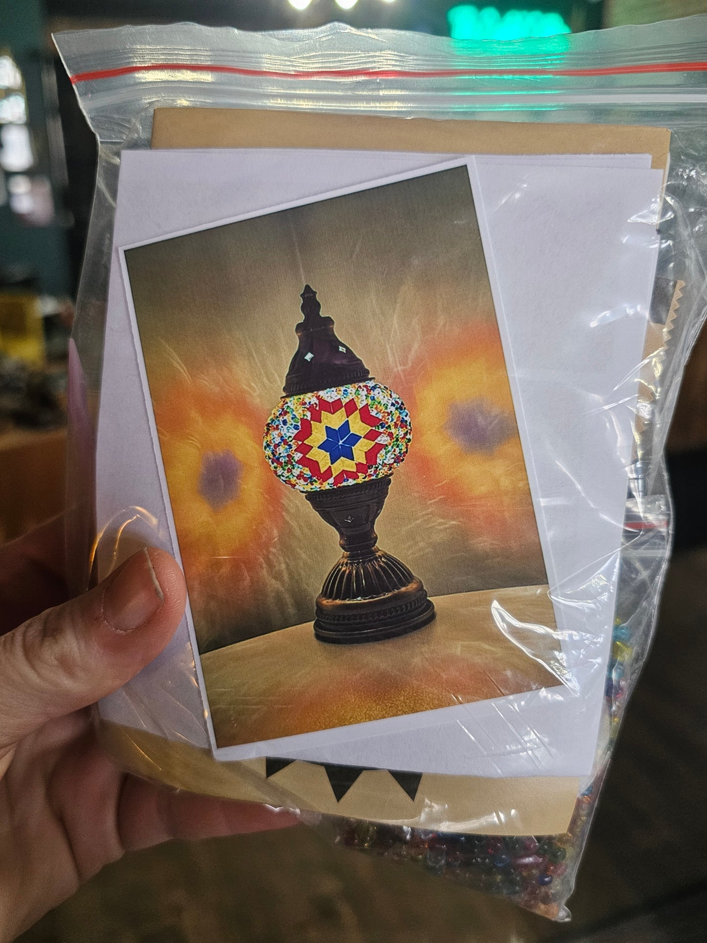 DIY Mosaic Lamp Kit