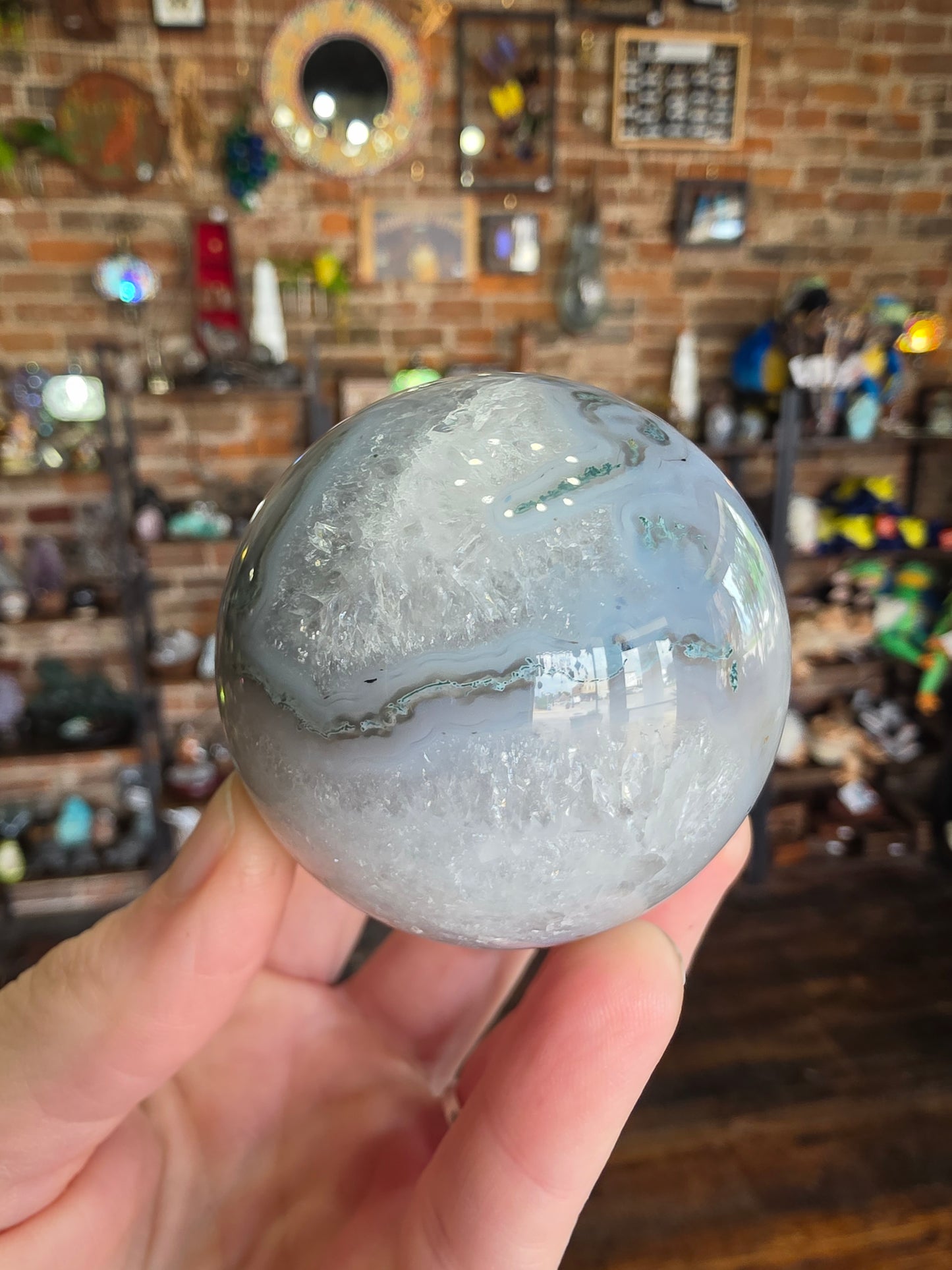 Moss Agate Sphere