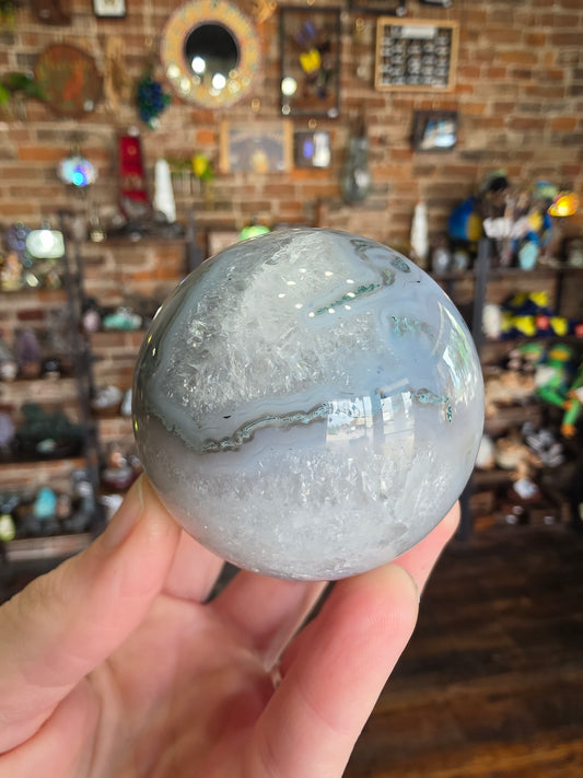 Moss Agate Sphere