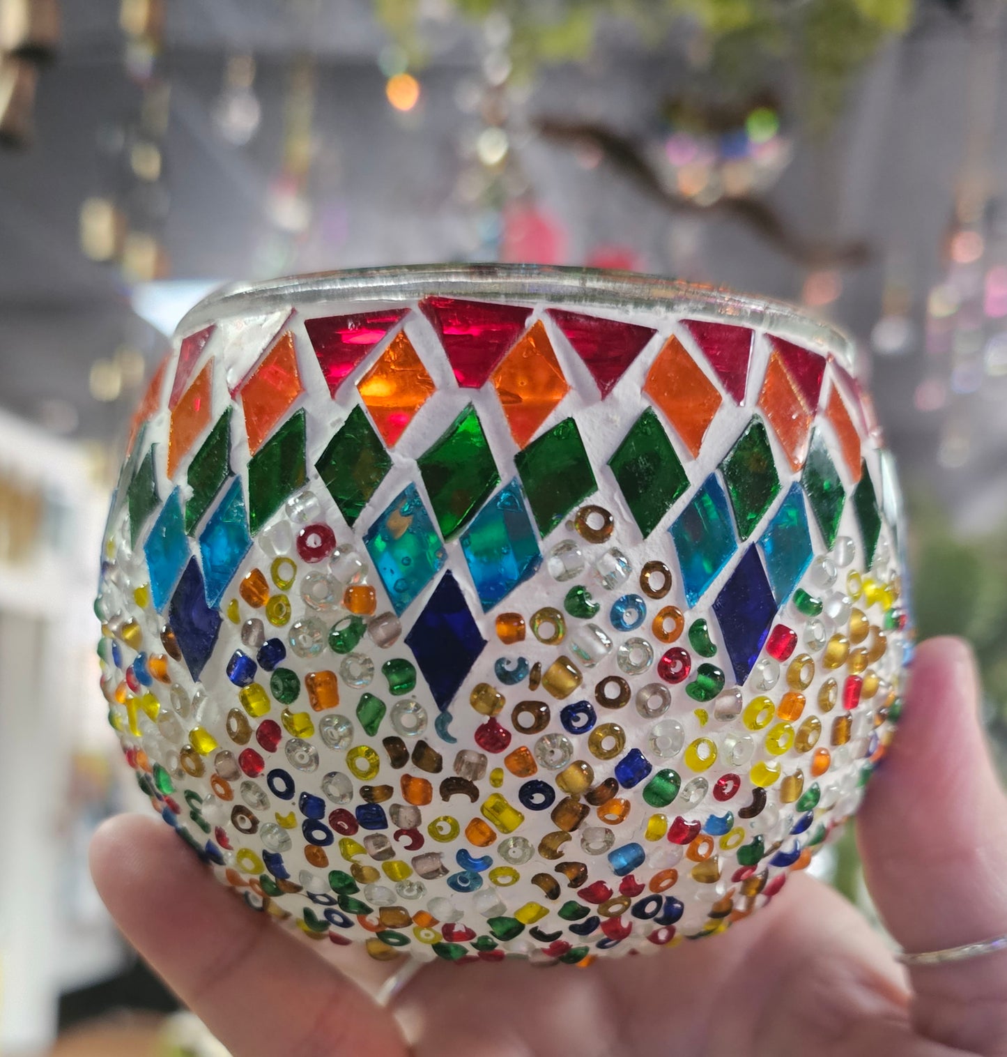 Mosaic Tealight Holder