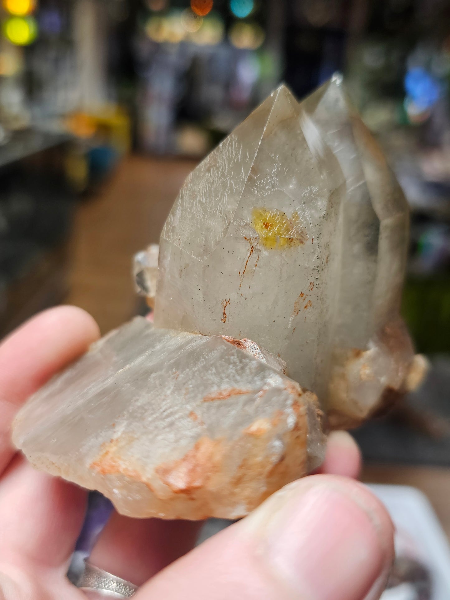 Included Smoky Quartz Cluster