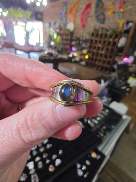 Labradorite Ring Size 8