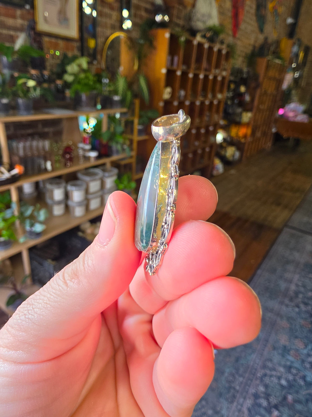 Moss Agate Pendant