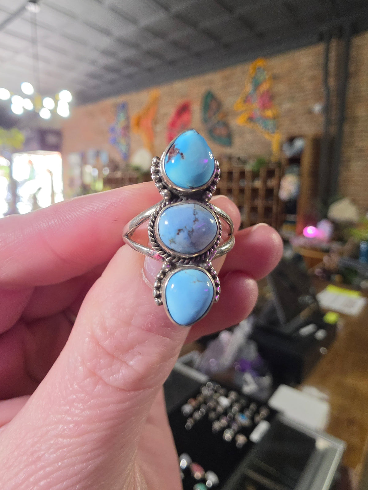Golden Hills Turquoise Size 7