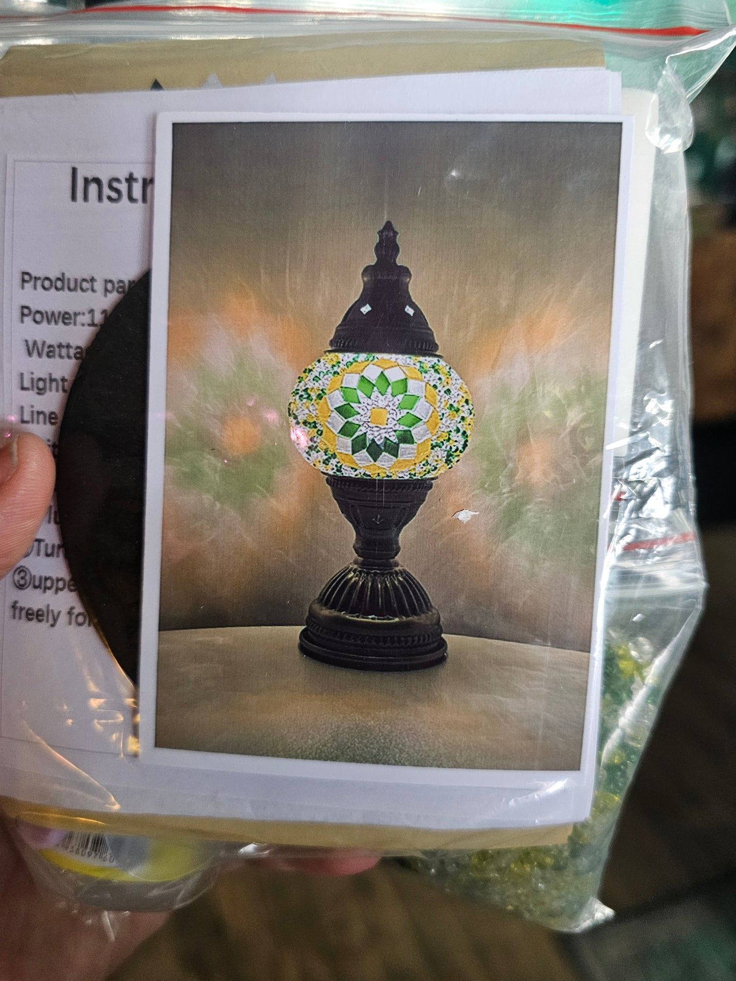 DIY Mosaic Lamp Kit