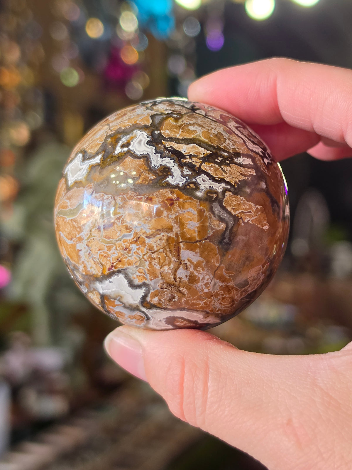 Canyon Jasper (Brecciated Jasper) Sphere