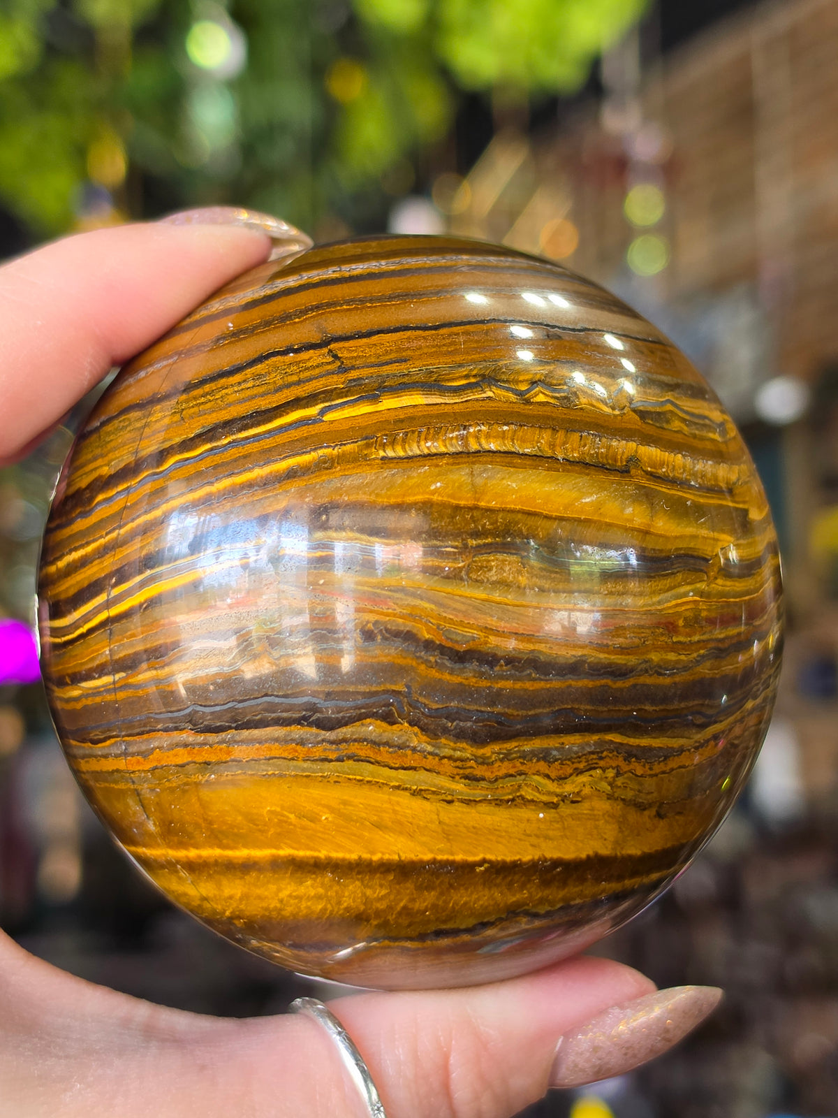 Tiger Iron Sphere