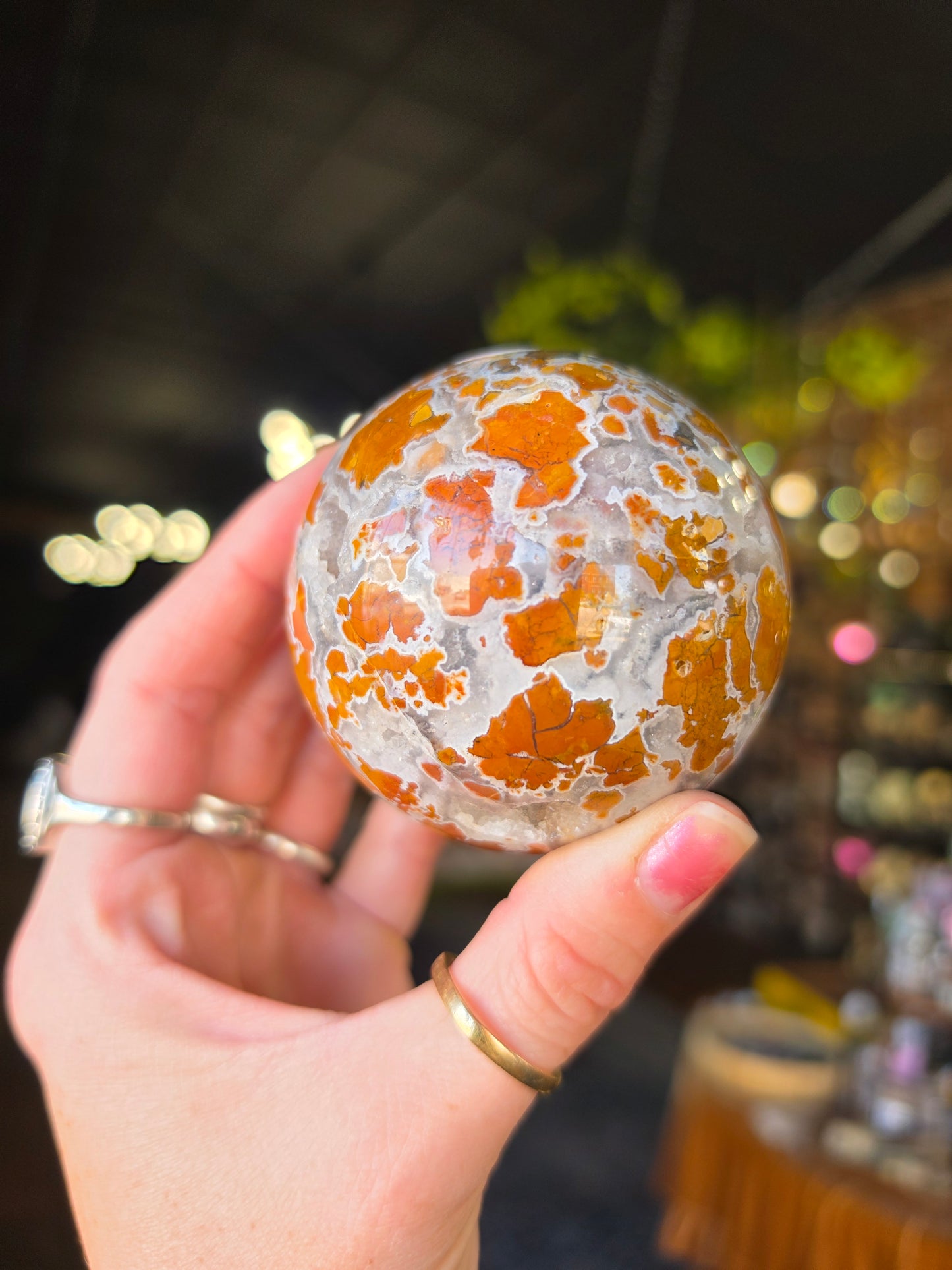 Cayon Jasper (Brecciated Jasp-Agate) Sphere