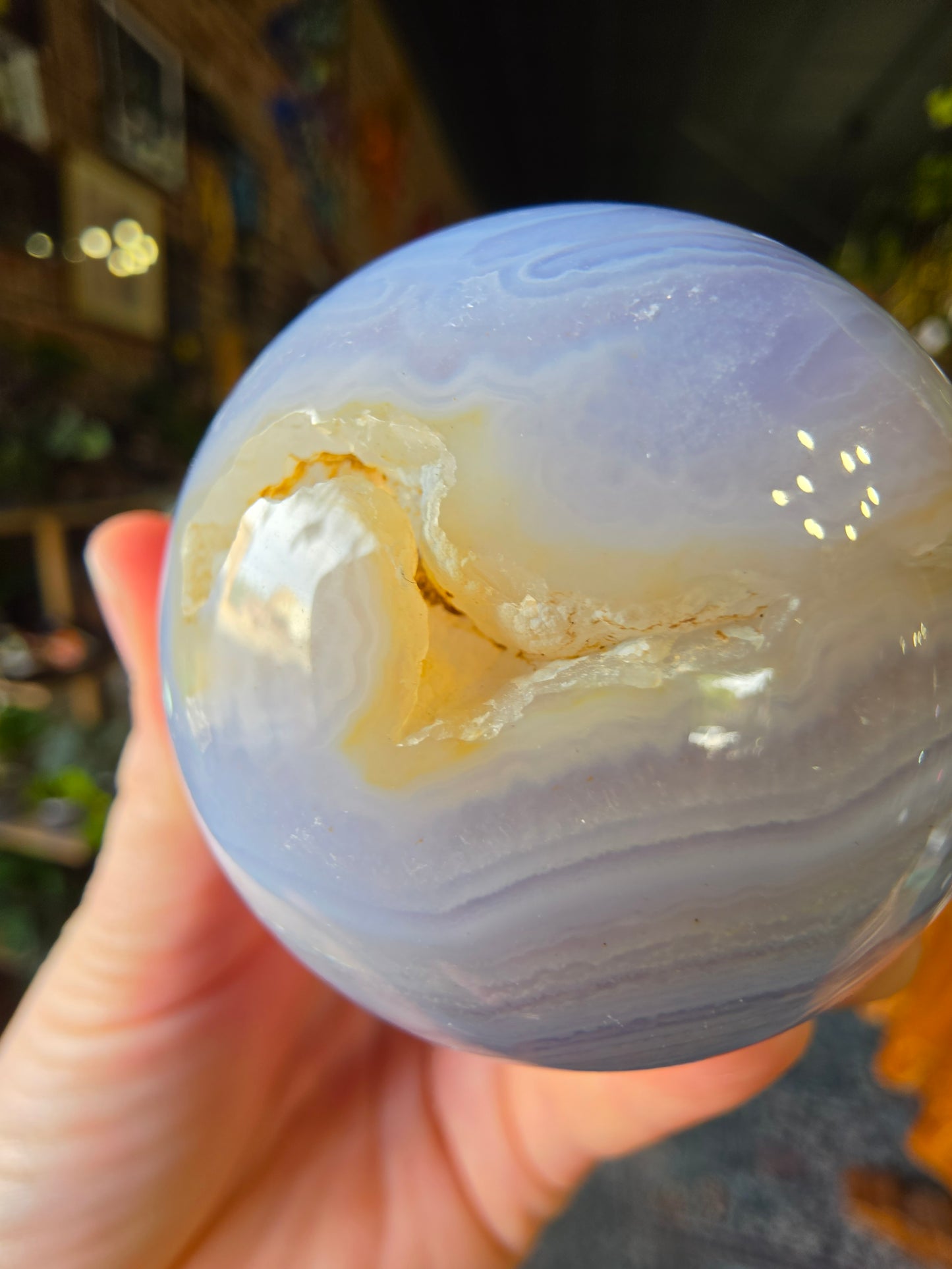 Blue Lace Agate Sphere
