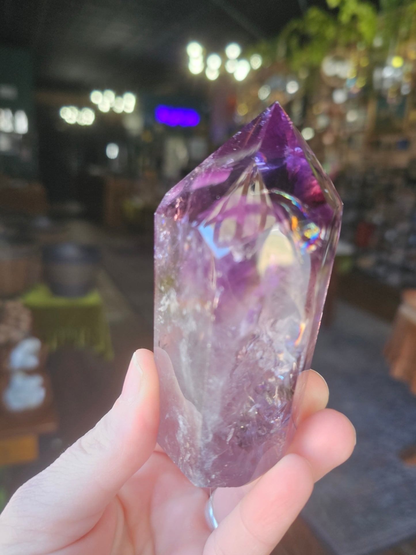 Polished Amethyst Point