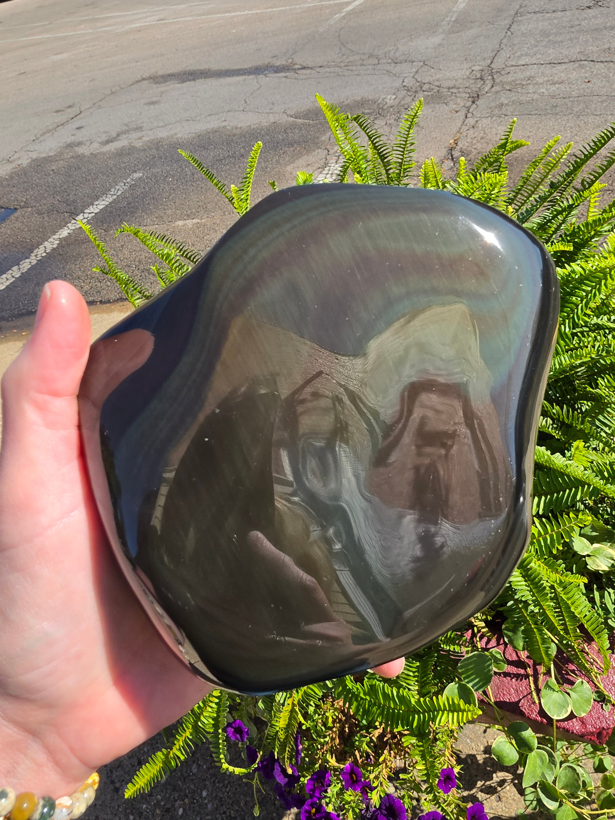 Rainbow Obsidian Freeform