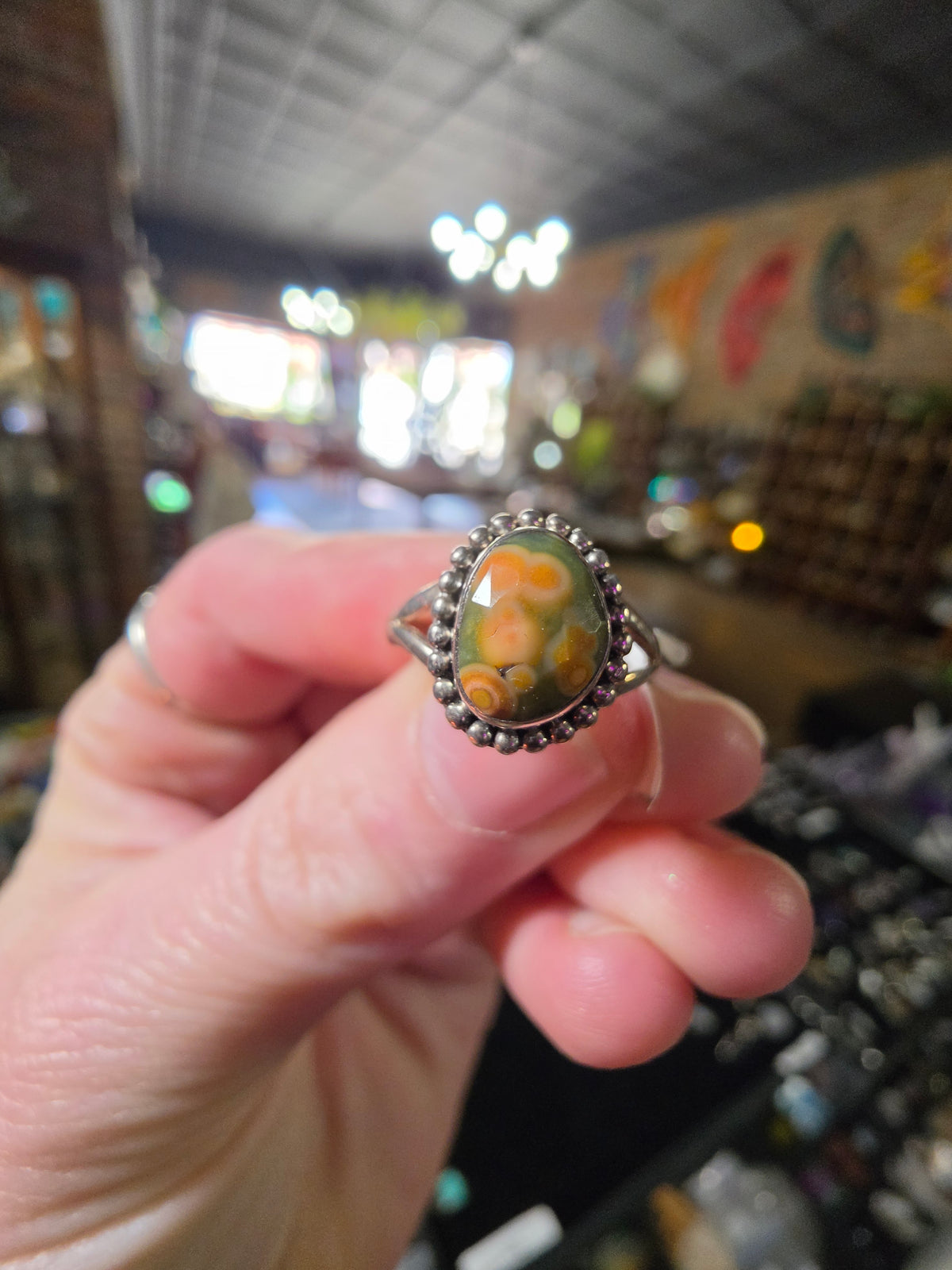 Size 6 Ocean Jasper Ring