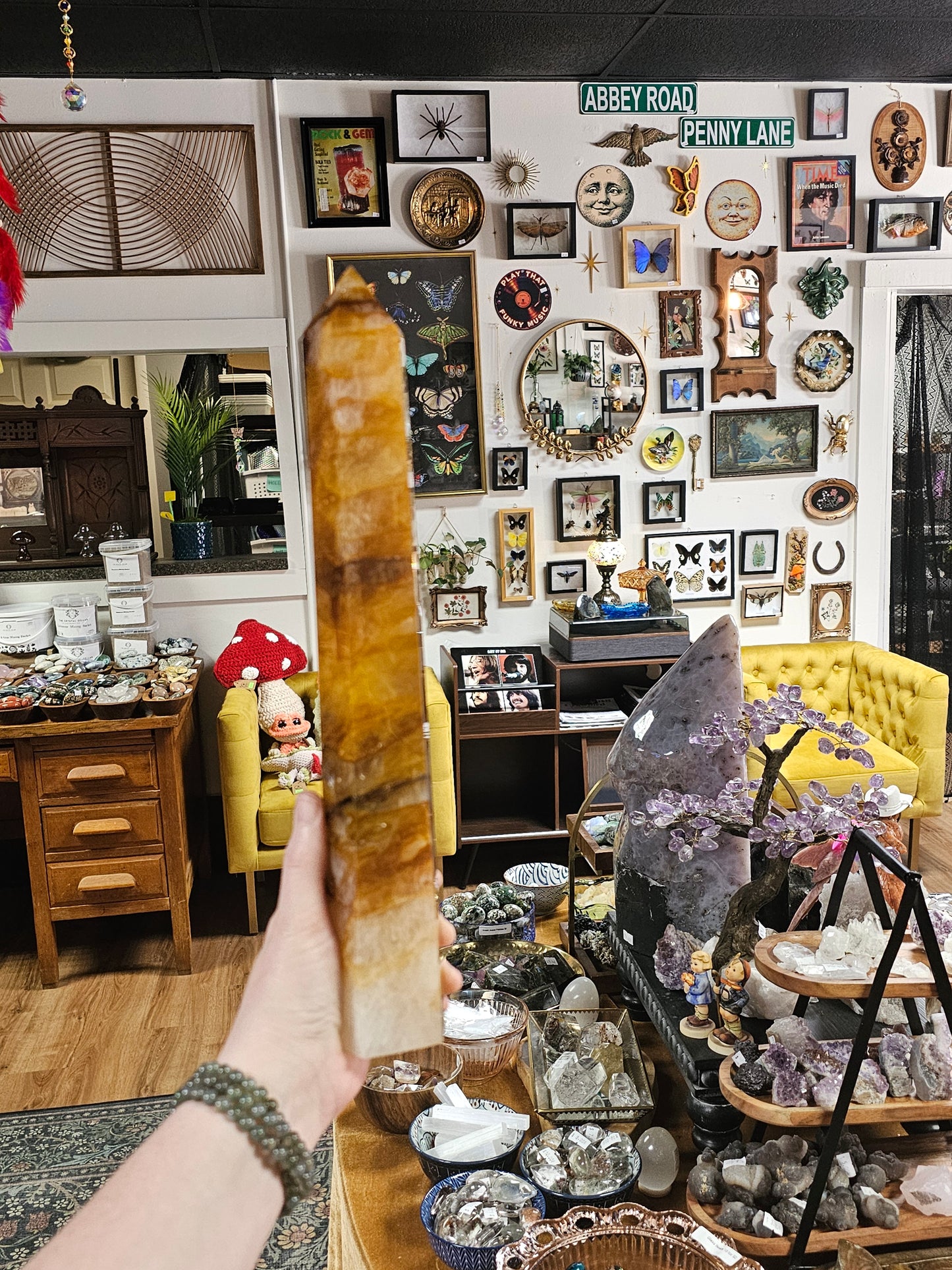 Golden Healer Quartz Tower