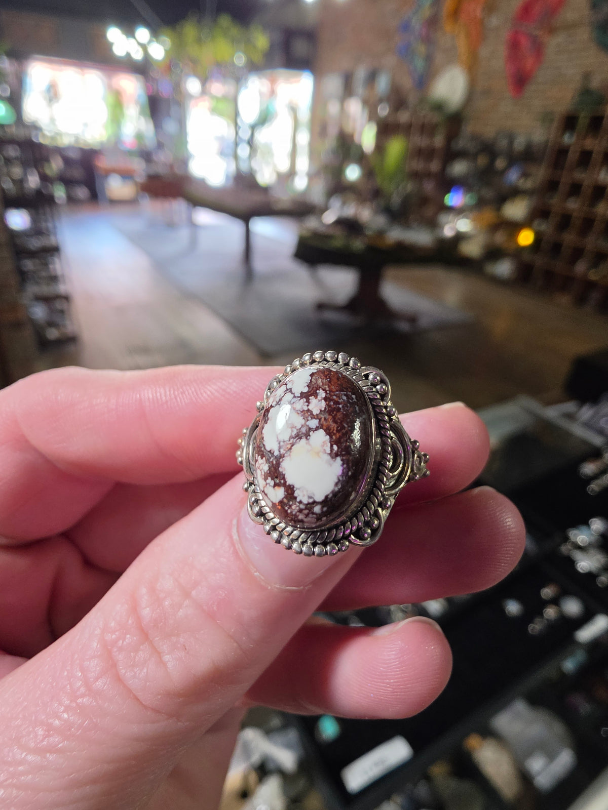 Size 7 Wild Horse Jasper Ring