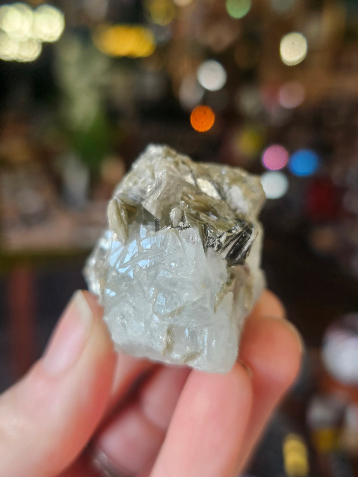 Muscovite on Aquamarine