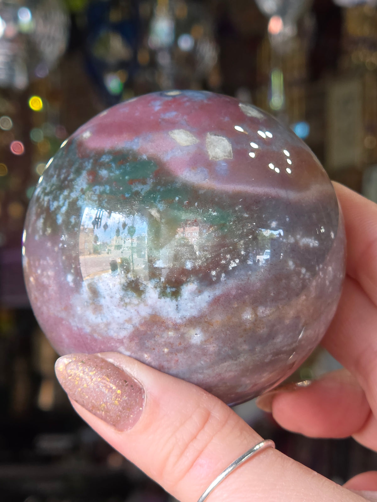 India Agate Sphere