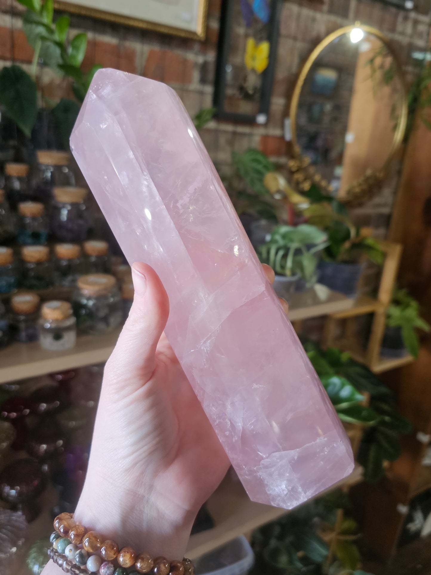 Hi Quality Rose Quartz Tower