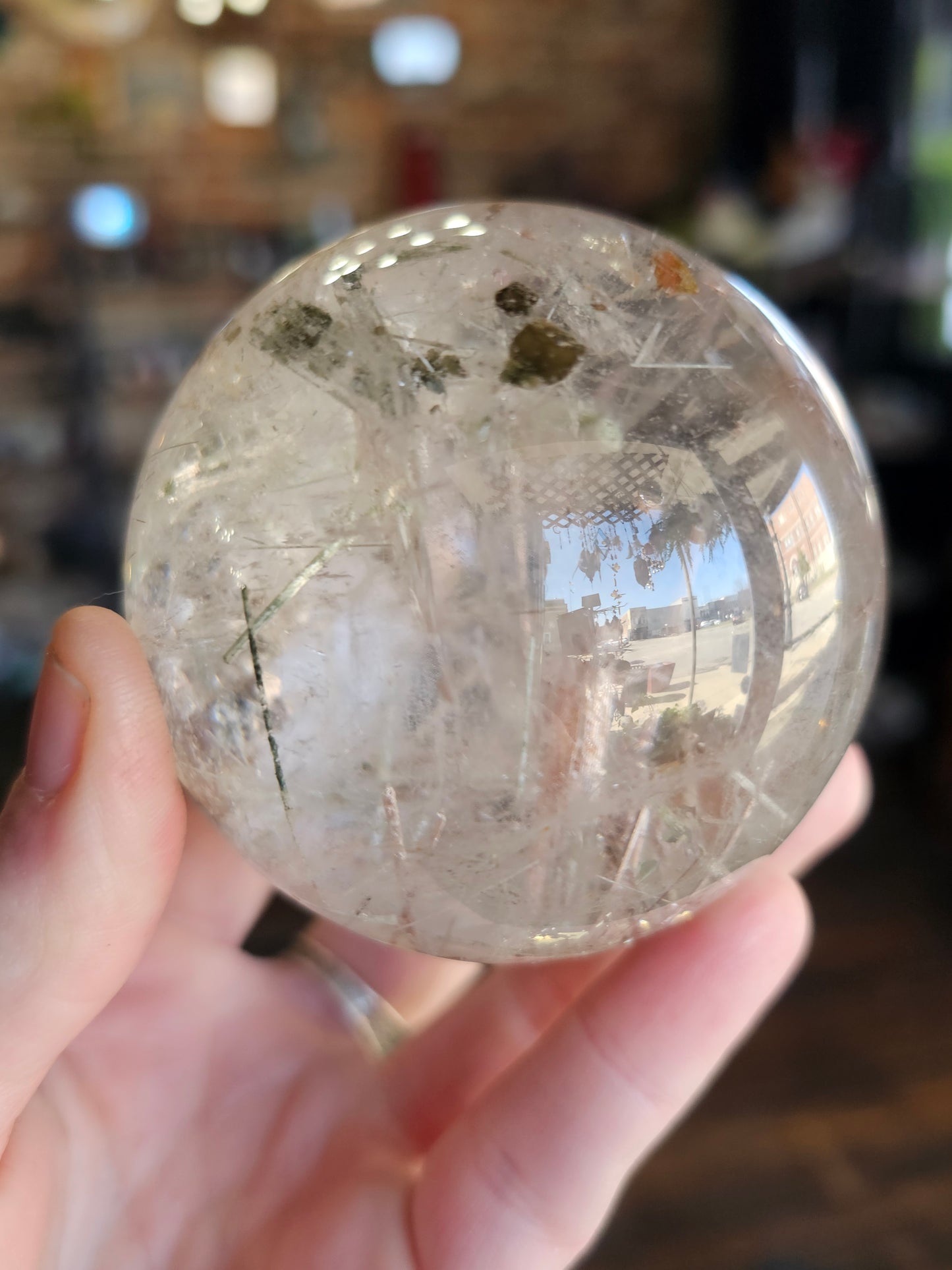 Included Quartz Sphere