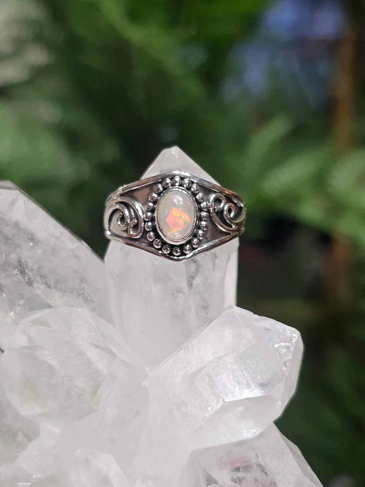 Ethiopian Opal Ring Size 8