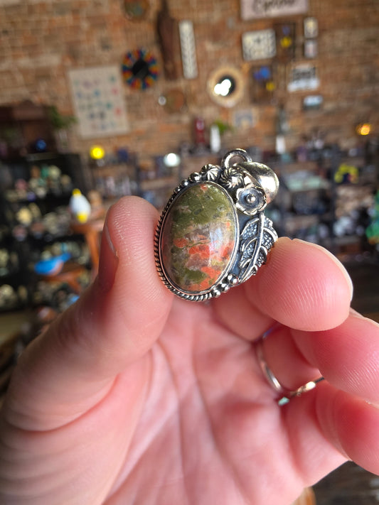 Unakite Pendant