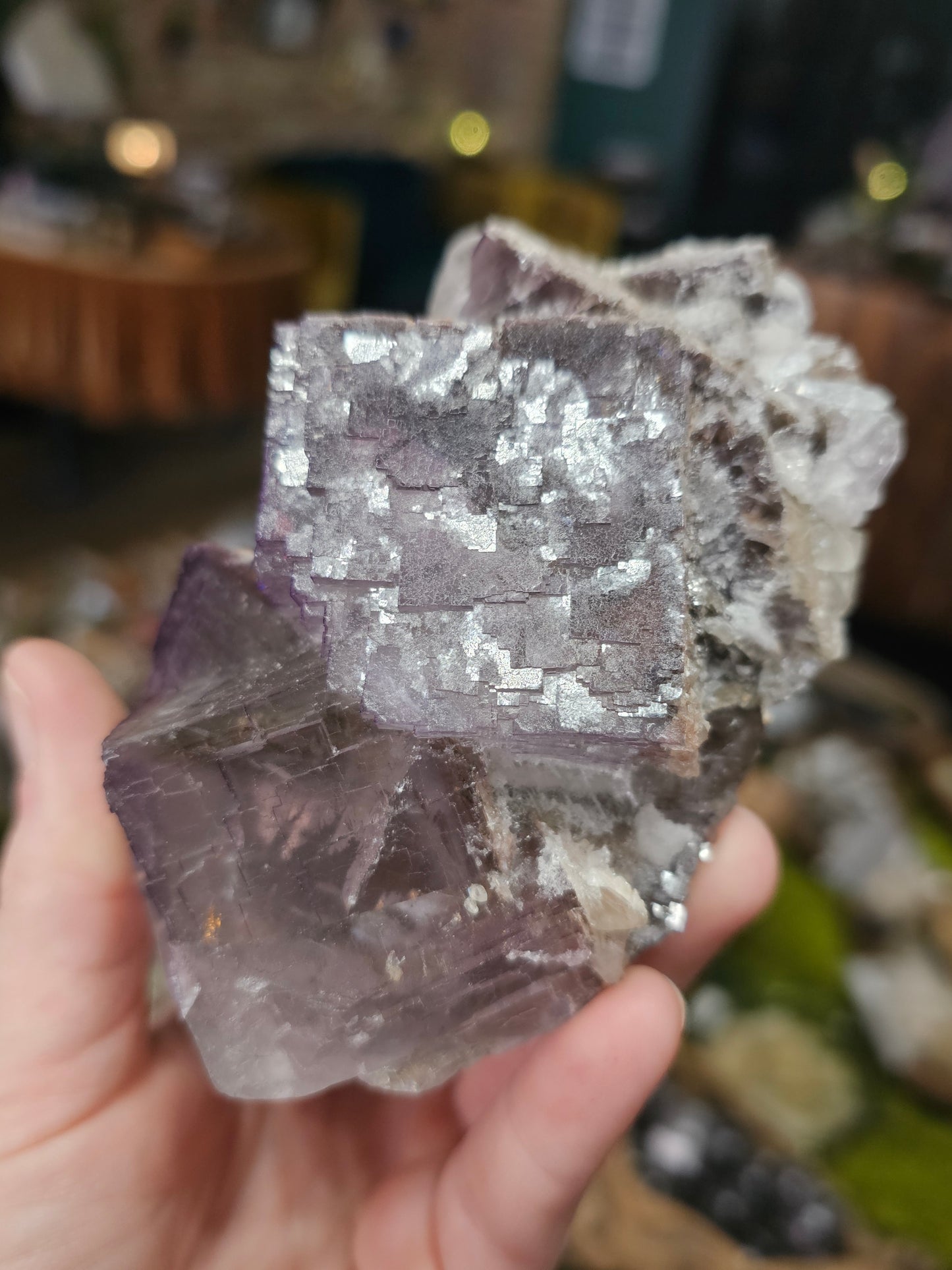 Purple Cubic Fluorite