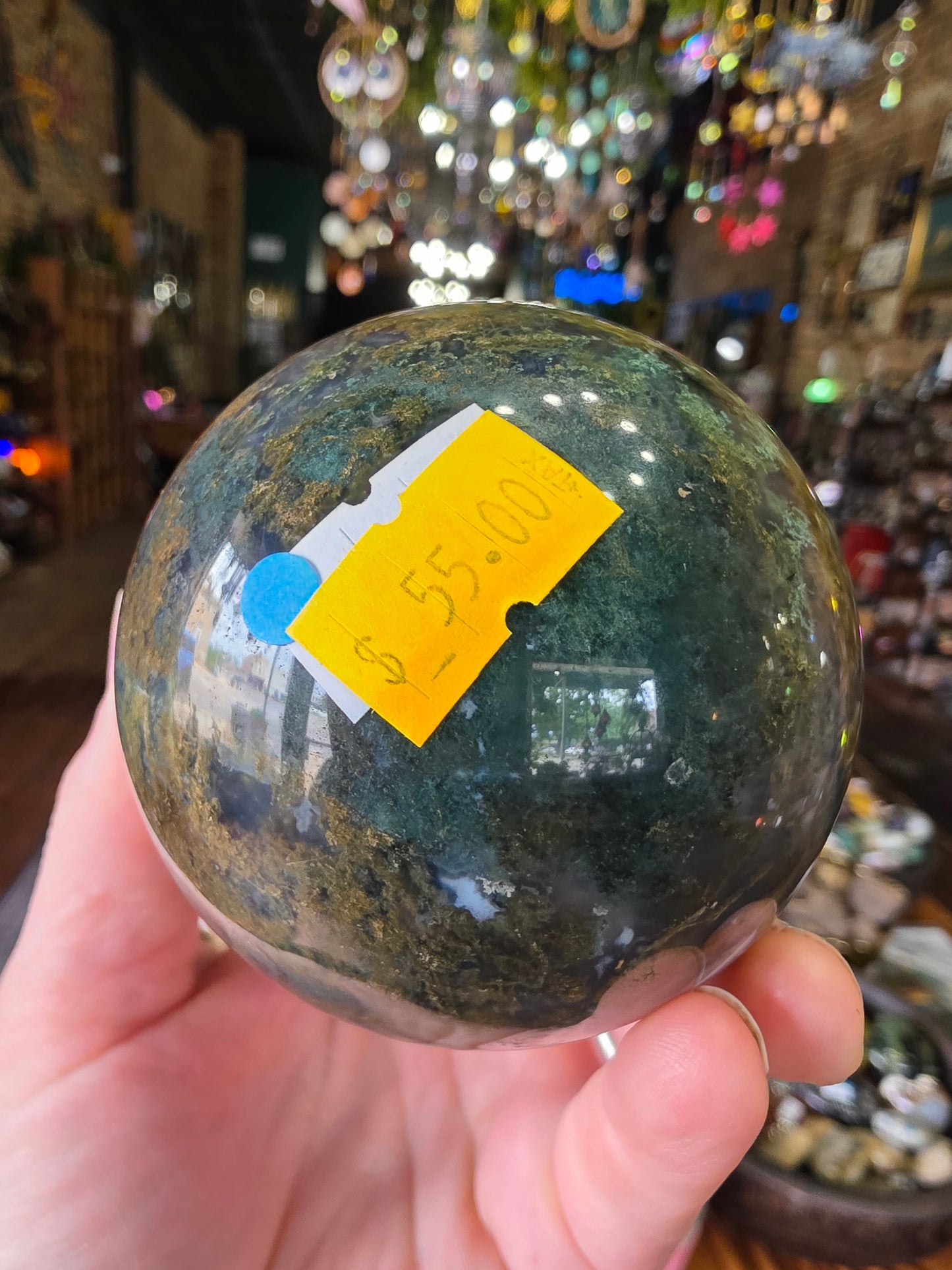 Moss Agate Sphere