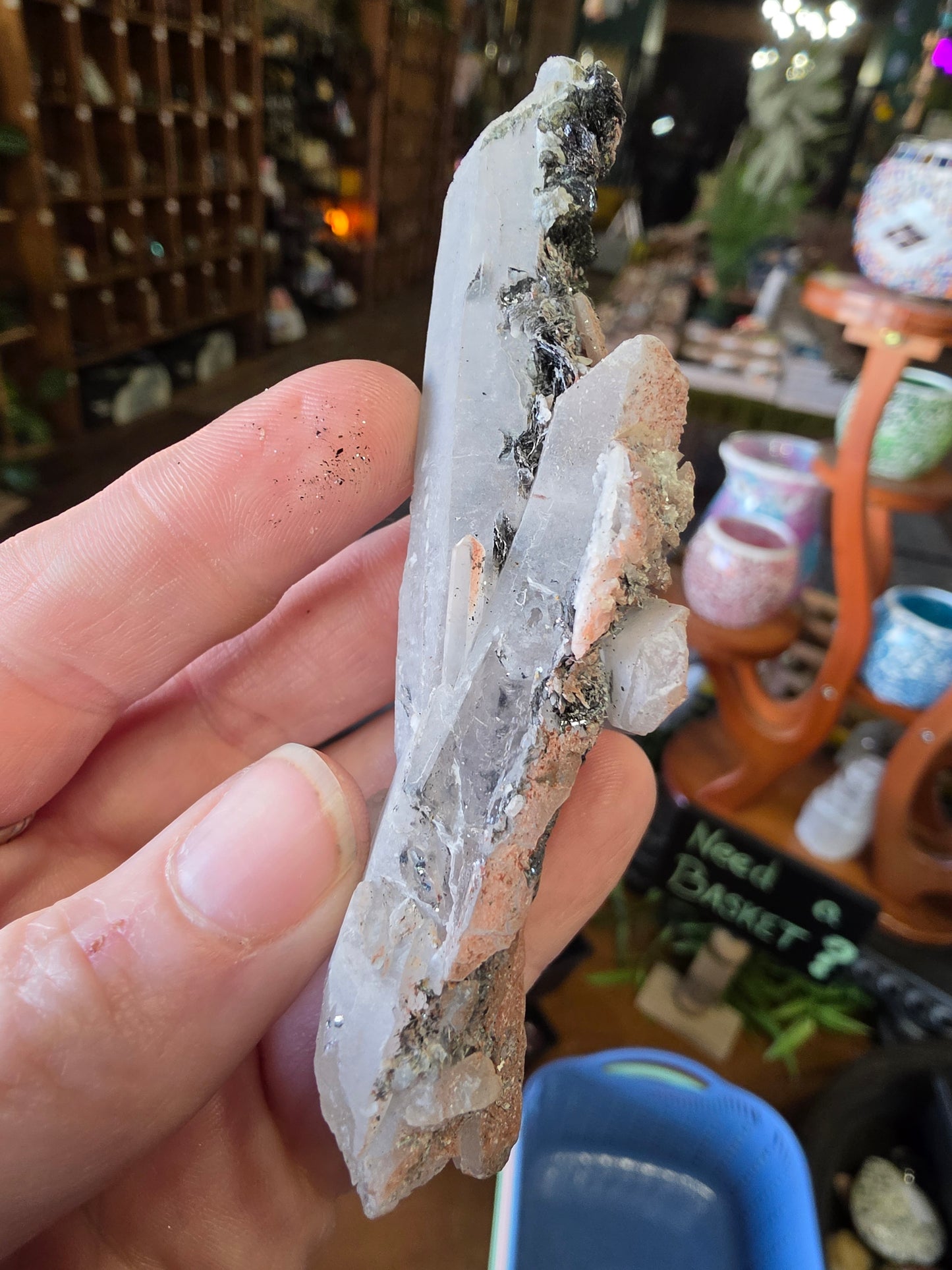 Specular Hematite on Quartz