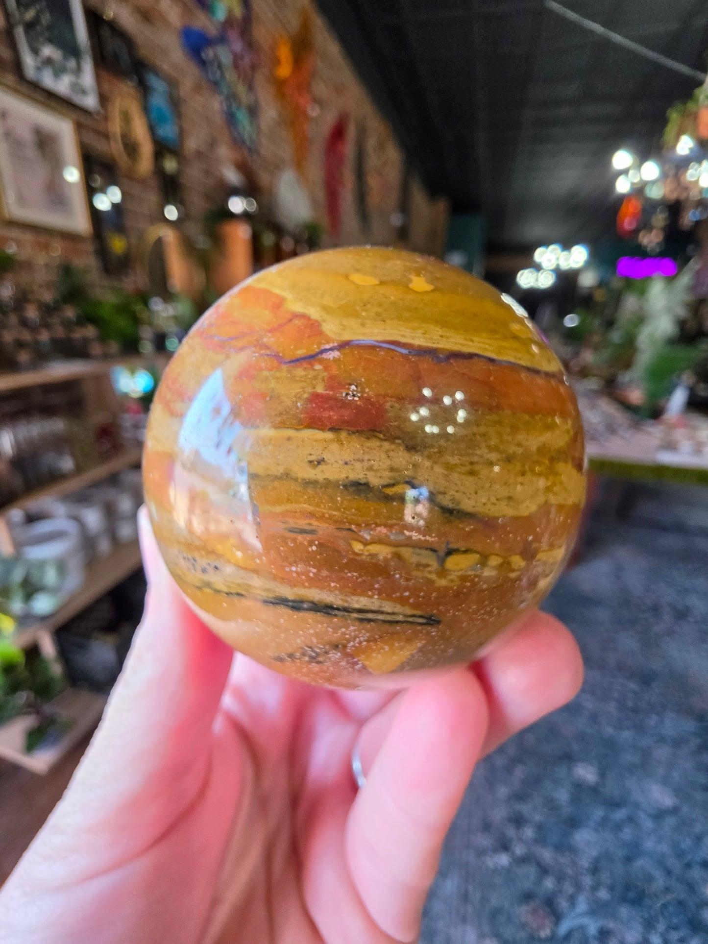 Fancy Jasper Sphere