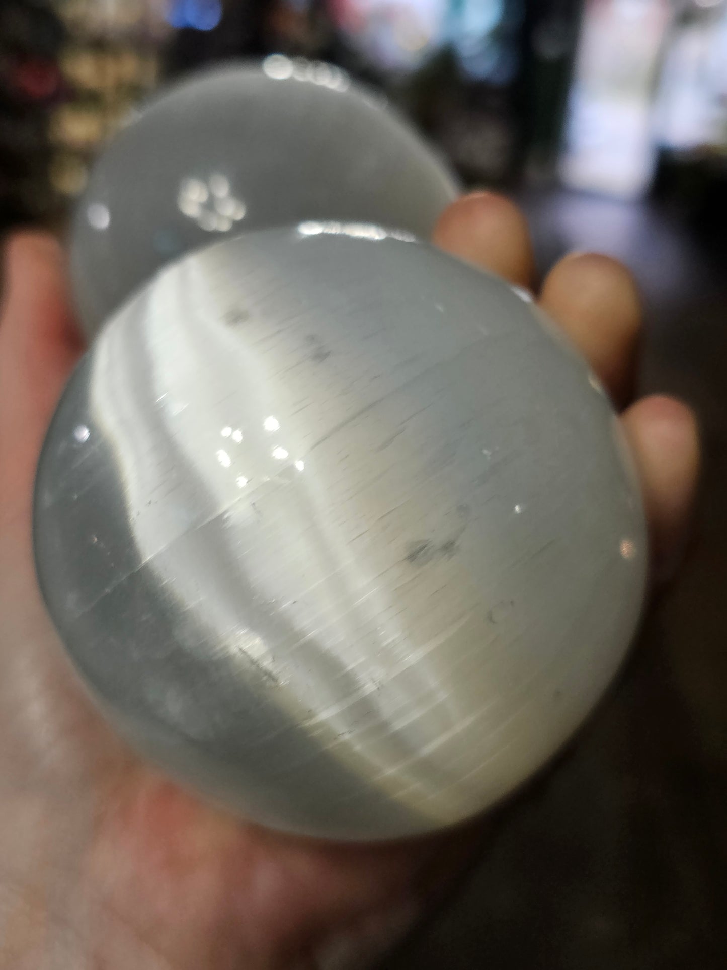 Satin Spar Selenite Spheres