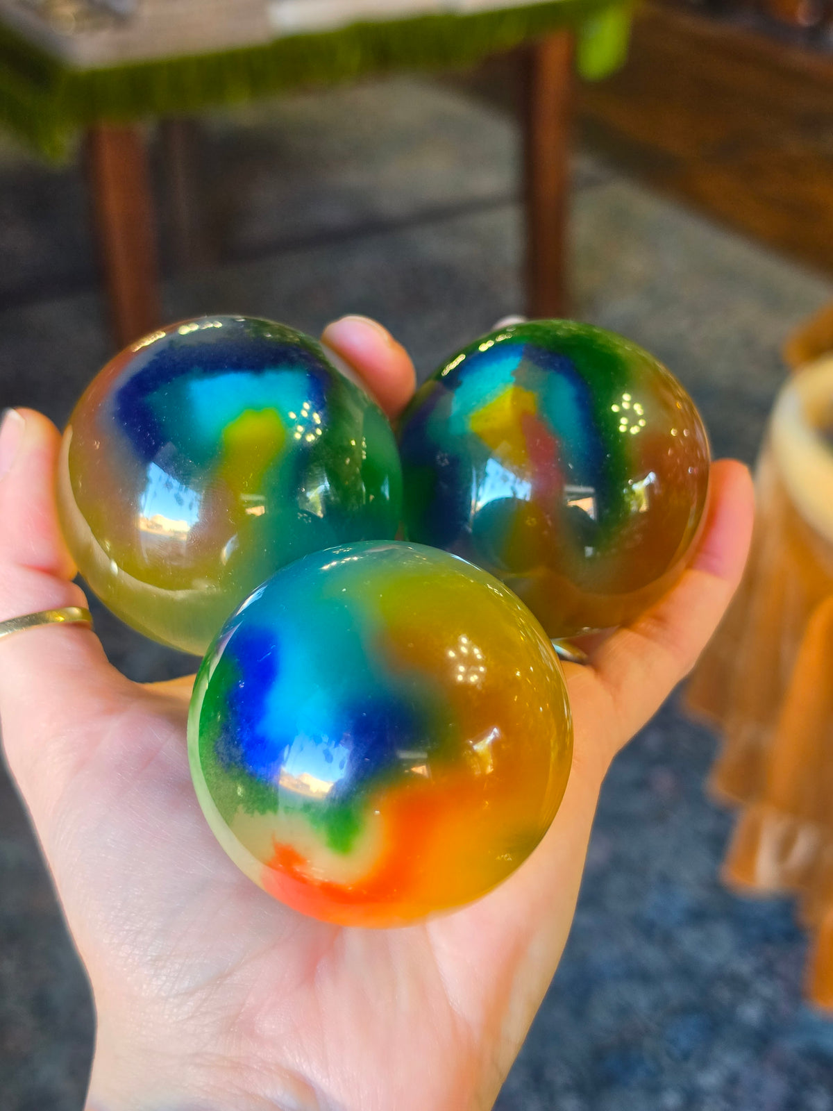 Synthetic Cats Eye Sphere