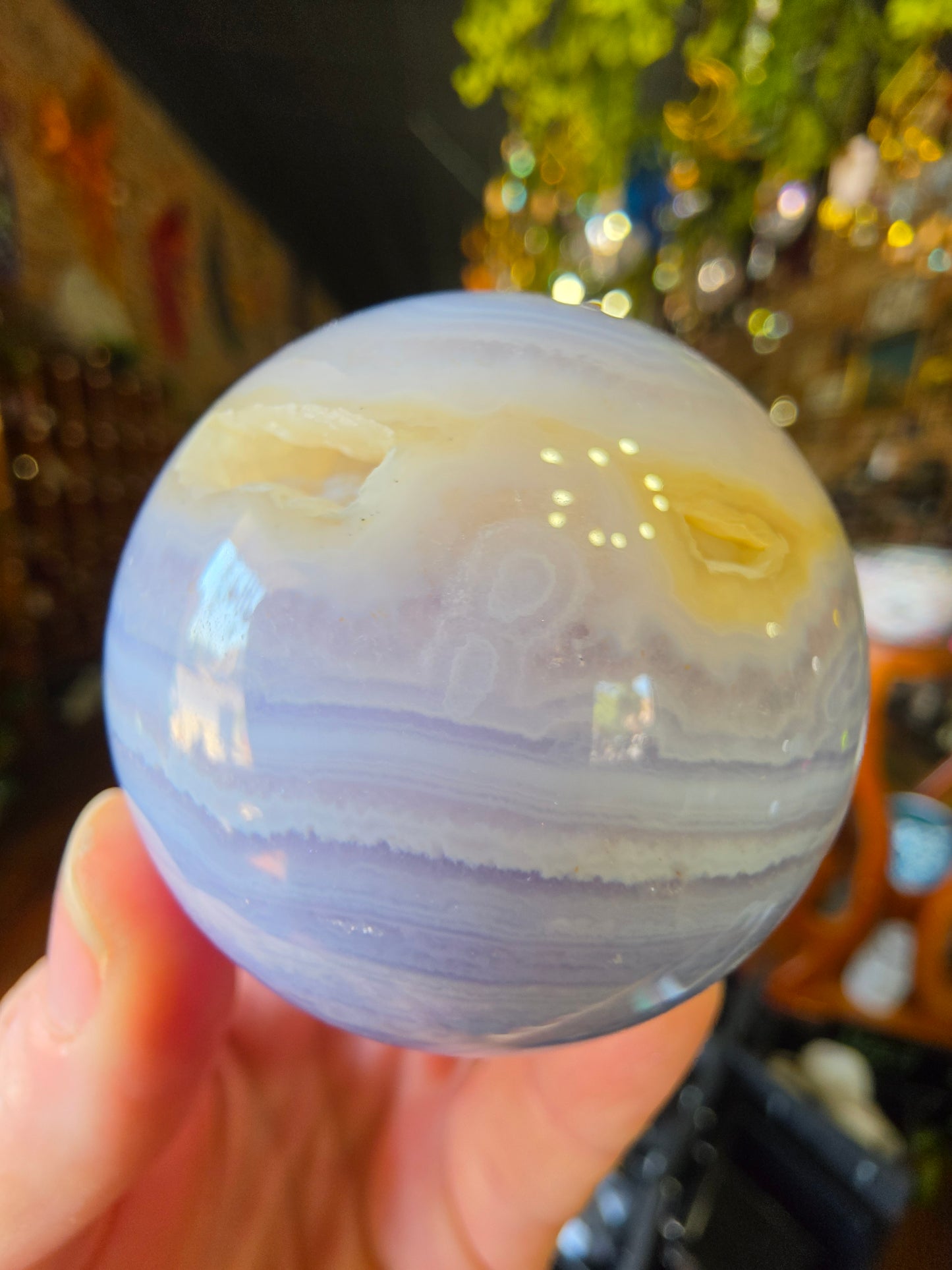 Blue Lace Agate Sphere