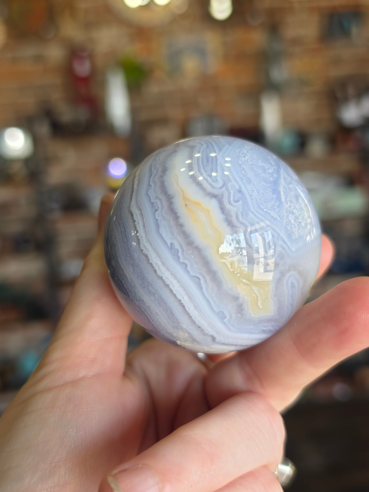 Blue Lace Agate Sphere