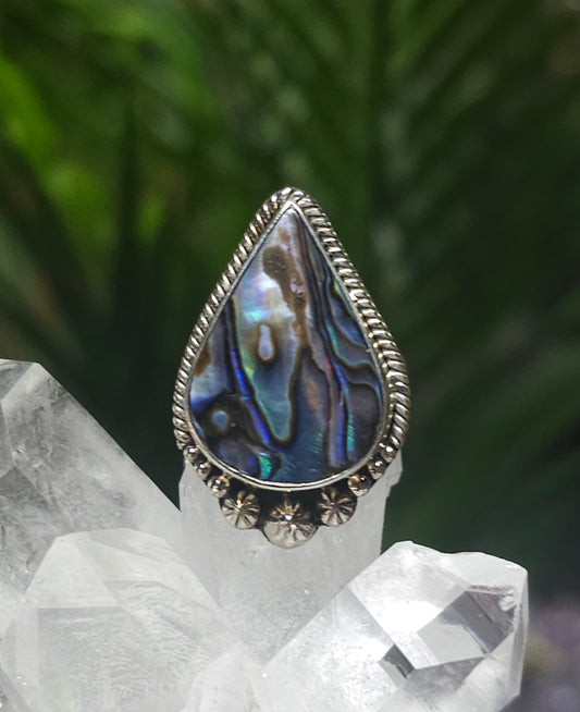 Size 6 Abalone Ring