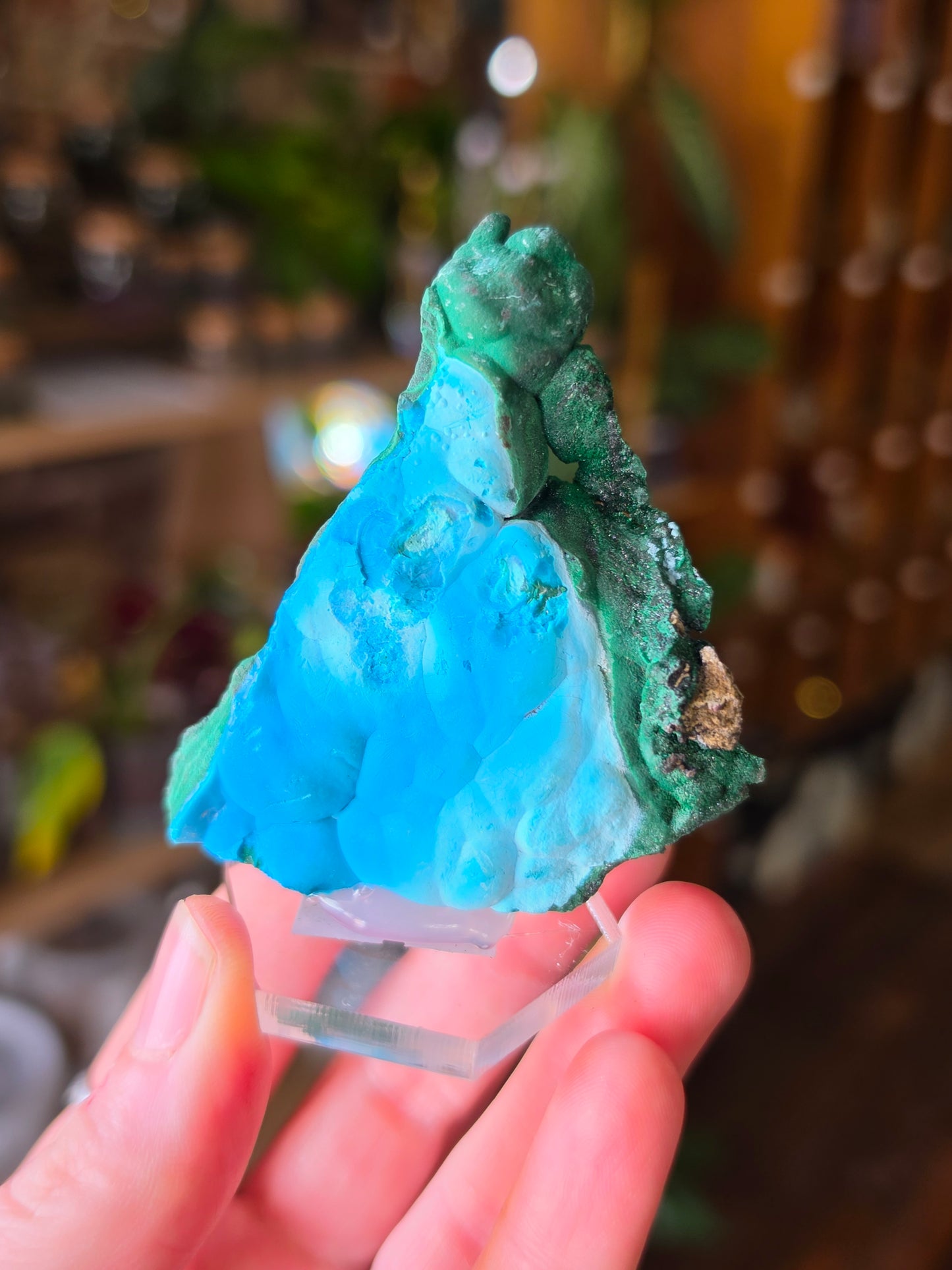 Chrysocolla and Malachite