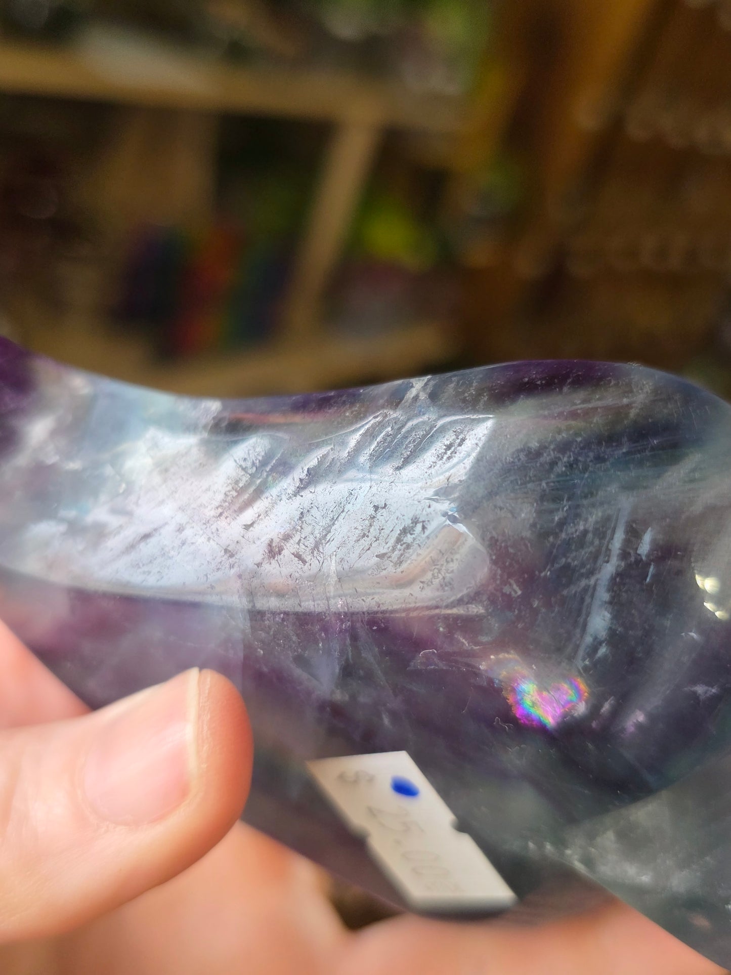 Fluorite Leaf Trinket Dish