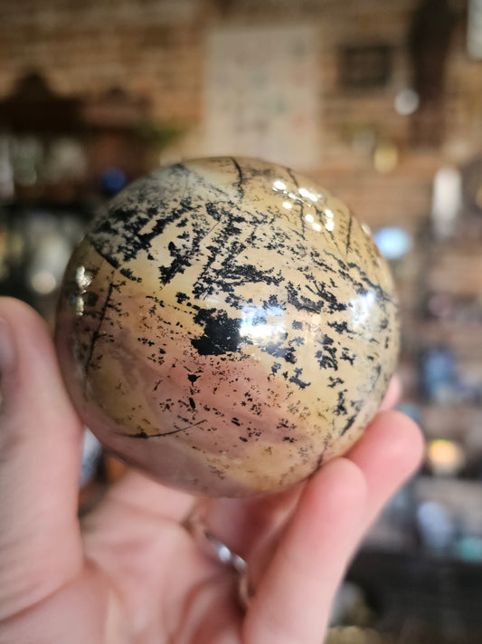 Dendritic Jasper Sphere