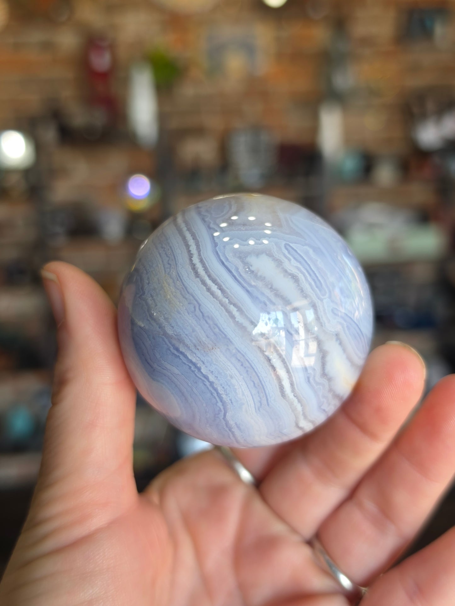 Blue Lace Agate Sphere