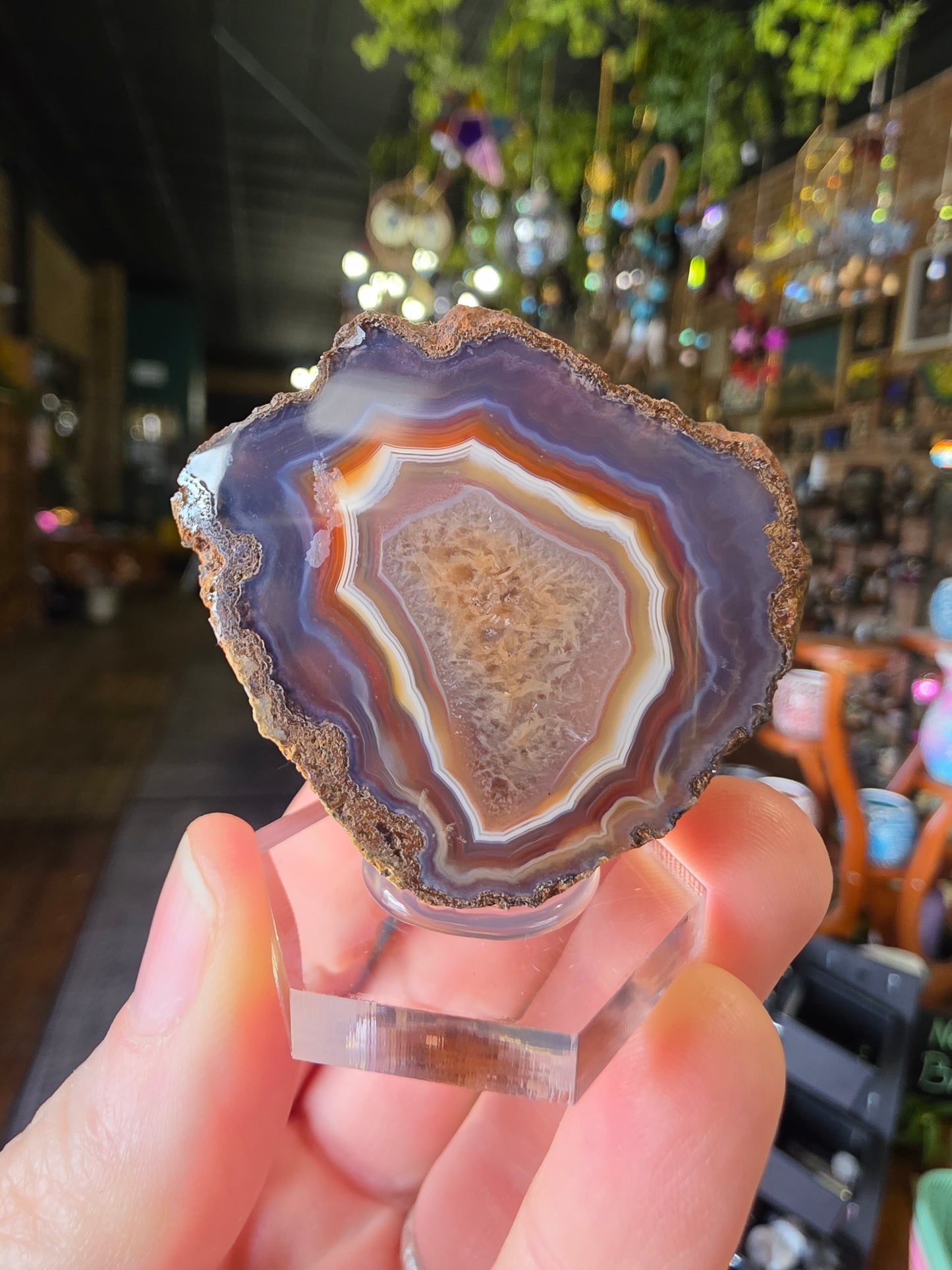 Malawi Agate Halve