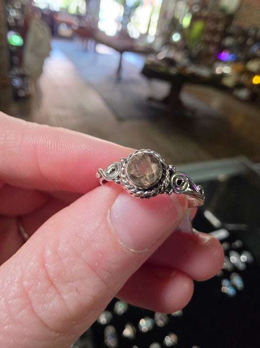 Smoky Quartz Ring Size 9