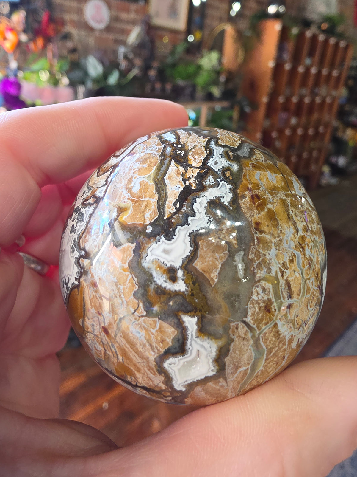 Canyon Jasper (Brecciated Jasper) Sphere