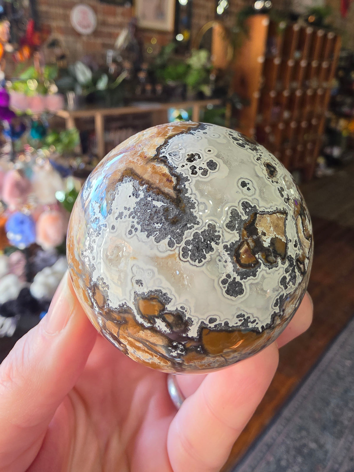 Canyon Jasper (Brecciated Jasper) Sphere